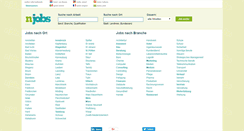 Desktop Screenshot of n-jobs.at